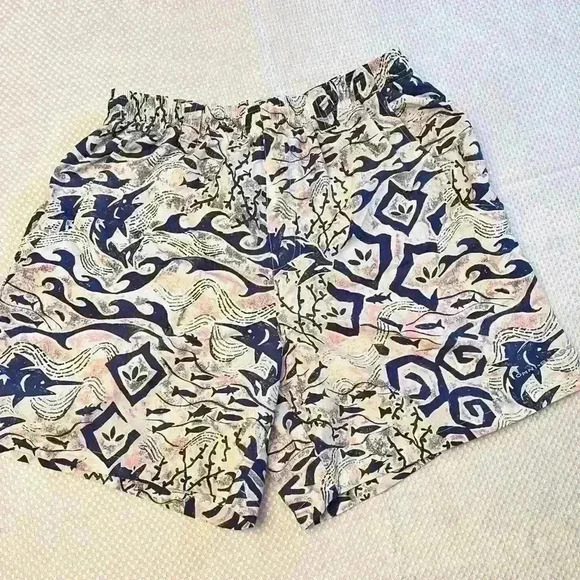 Columbia PFG Shorts Mens Size Medium 4 Pocket Belt Loops Fishing Boating Fun Pat - Picture 1 of 10